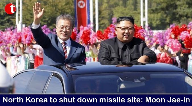 North Korea to shut down missile site: Moon Jae-in