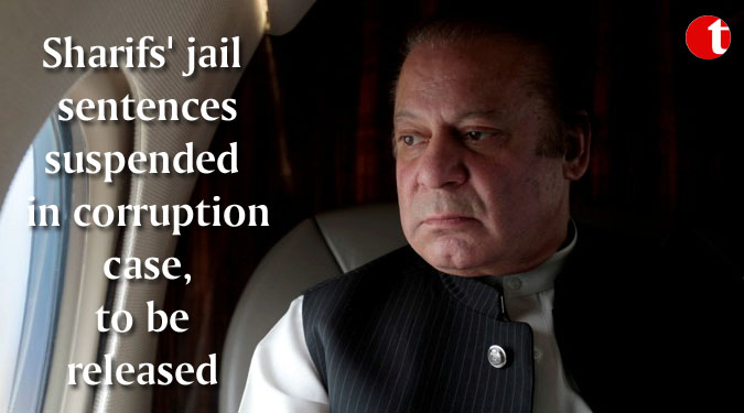 Sharifs’ jail sentences suspended in corruption case, to be released