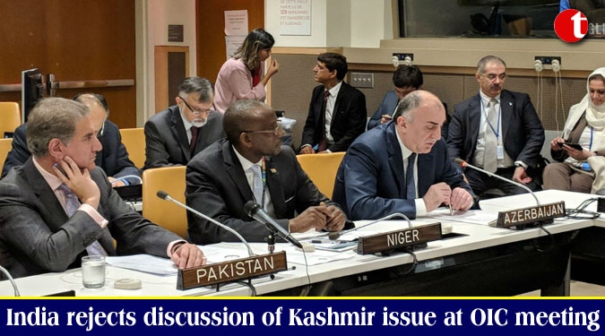 India rejects discussion of Kashmir issue at OIC meeting