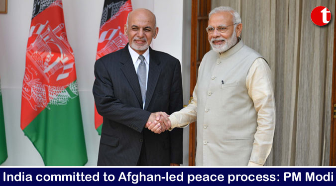 India committed to Afghan-led peace process: PM Modi