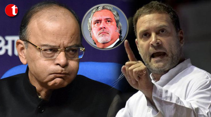 Rahul demands Jaitley's resignation over Mallya's claim