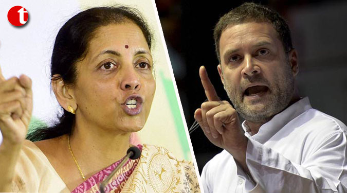 Sitharaman ‘caught laying’ on Rafale deal again, must resign: Rahul