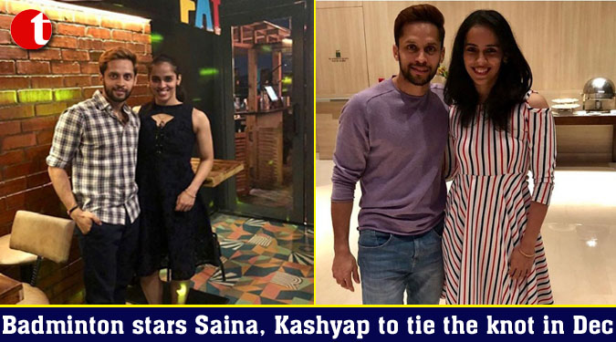 Badminton stars Saina, Kashyap to tie the knot in December