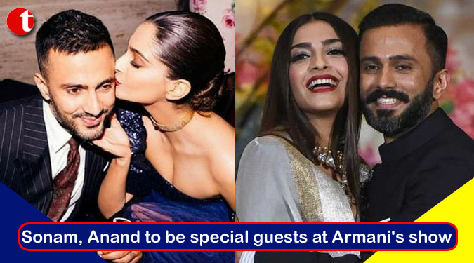 Sonam, Anand to be special guests at Armani’s show in Milan