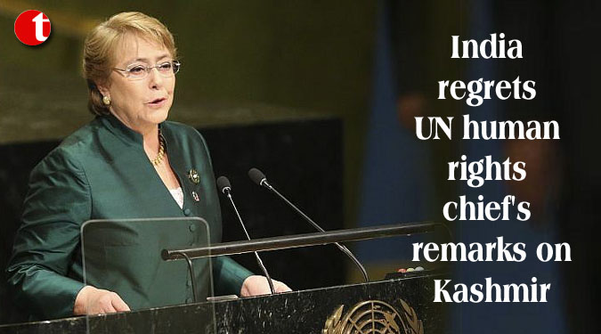 India regrets UN human rights chief’s remarks on Kashmir