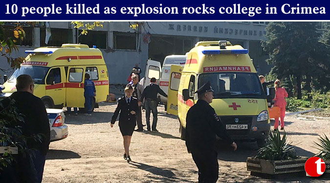 10 people killed as explosion rocks college in Crimea