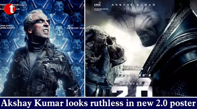 Akshay Kumar looks ruthless in new 2.0 poster