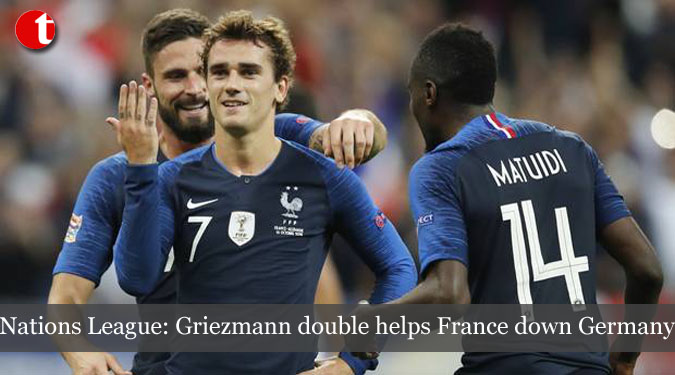 Nations League: Griezmann double helps France down Germany