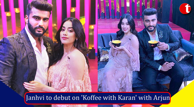 Janhvi to debut on 'Koffee with Karan' with brother Arjun