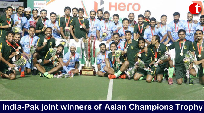 India-Pak joint winners of Asian Champions Trophy