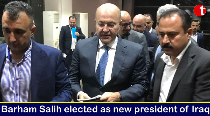 Barham Salih elected as new president of Iraq