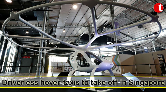Driverless hover-taxis to take off in Singapore