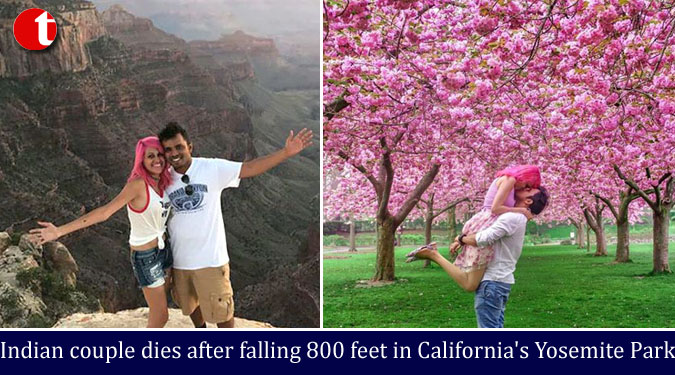 Indian couple dies after falling 800 feet in California's Yosemite Park