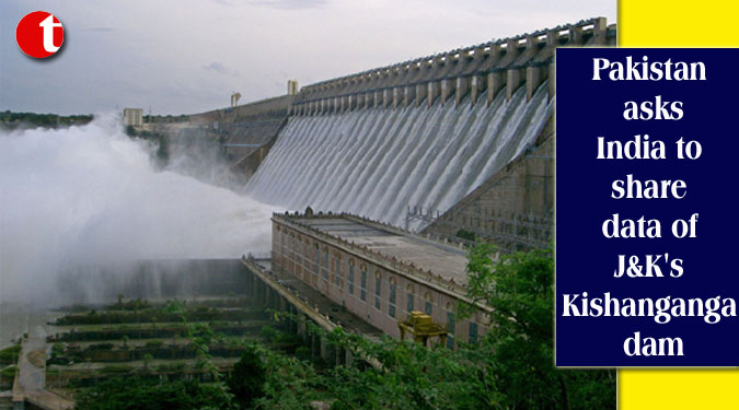 Pakistan asks India to share data of J&K’s Kishanganga dam