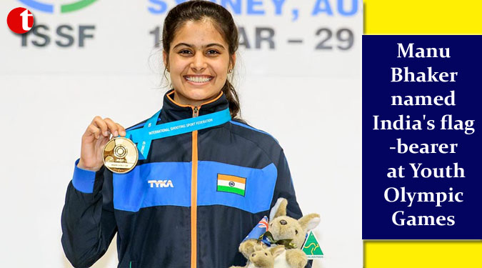 Manu Bhaker named India's flag-bearer at Youth Olympic Games