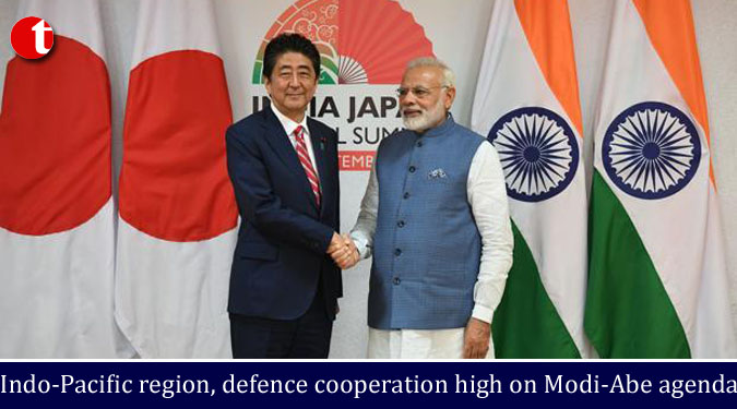 Indo-Pacific region, defence cooperation high on Modi-Abe agenda: Envoy
