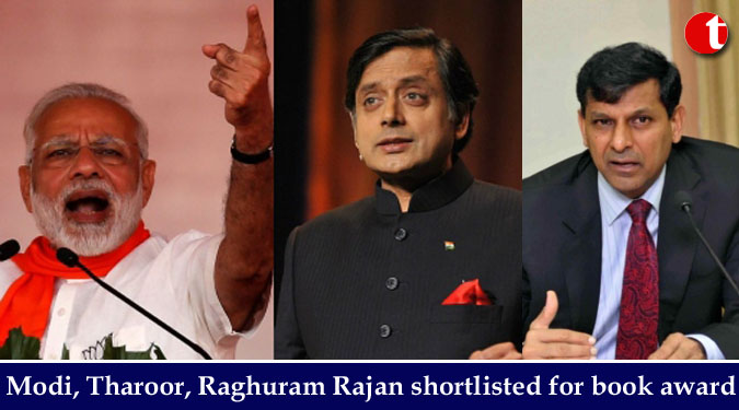 Modi, Tharoor, Raghuram Rajan shortlisted for book award