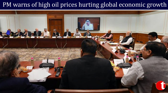 PM warns of high oil prices hurting global economic growth