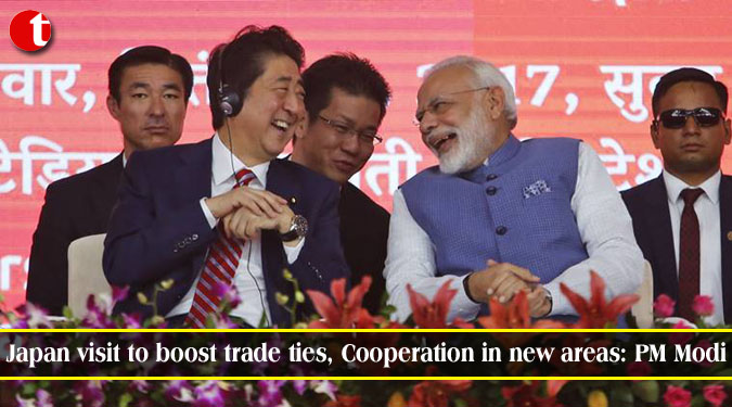 Japan visit to boost trade ties, Cooperation in new areas: PM Modi