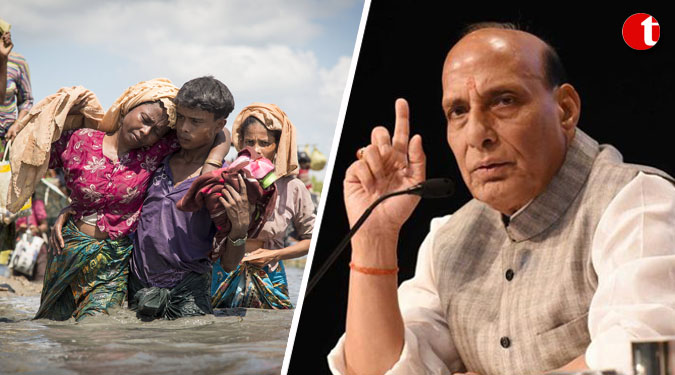 Identify Rohingyas, collect their biometric data: Rajnath singh to states