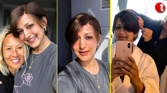 Sonali Bendre has a new look