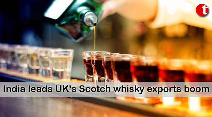 India leads UK's Scotch whisky exports boom