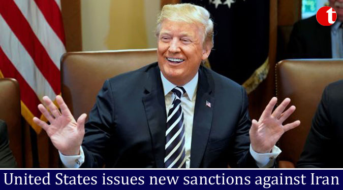 United States issues new sanctions against Iran