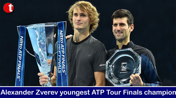 Alexander Zverev youngest ATP Tour Finals champion