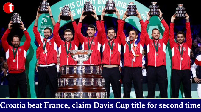 Croatia beat France, claim Davis Cup title for second time