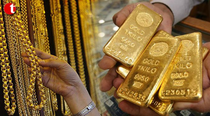 Gold futures fall by Rs 63 on profit-booking, global cues