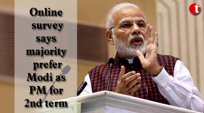 Online survey says majority prefer Modi as PM for 2nd term