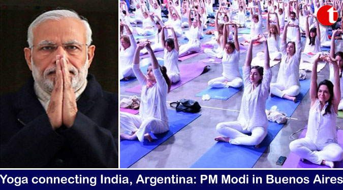 Yoga connecting India, Argentina: PM Modi in Buenos Aires