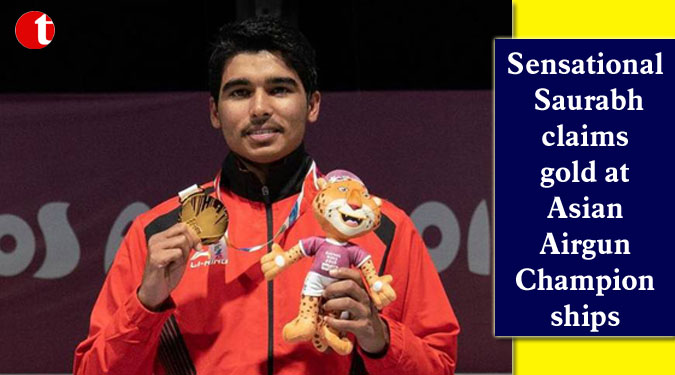 Sensational Saurabh claims gold at Asian Airgun Championships