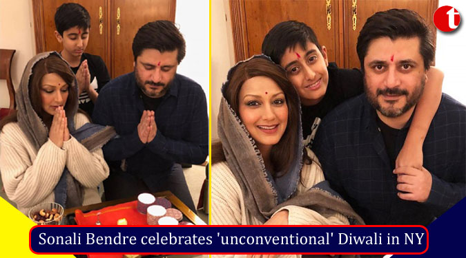 Sonali Bendre celebrates ‘unconventional’ Diwali in NY
