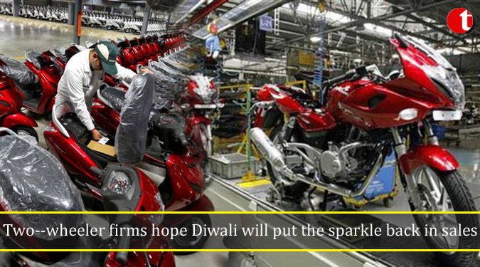 Two--wheeler firms hope Diwali will put the sparkle back in sales