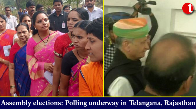 Assembly Elections: Polling underway in Telangana, Rajasthan