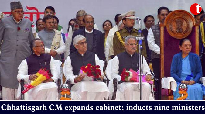 Chhattisgarh CM expands cabinet; inducts nine ministers