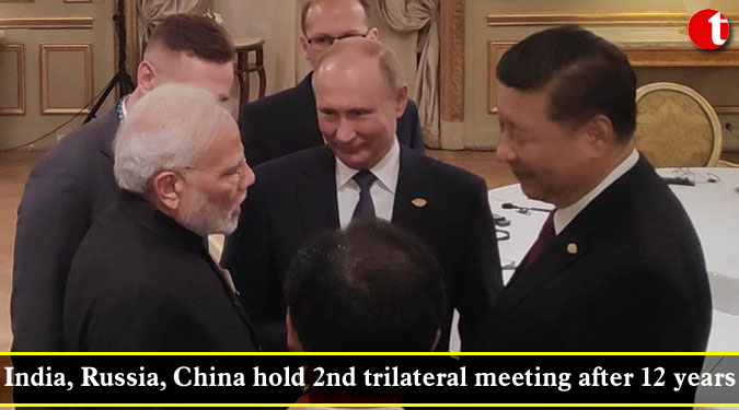 India, Russia, China hold 2nd trilateral meeting after 12 years