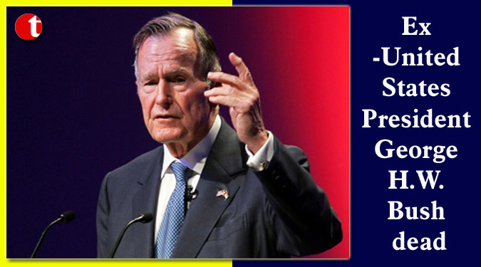 Ex-United States President George H.W. Bush dead
