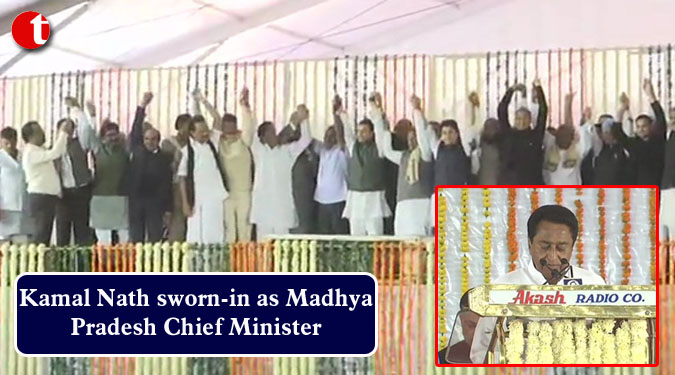 Kamal Nath sworn-in as Madhya Pradesh Chief Minister