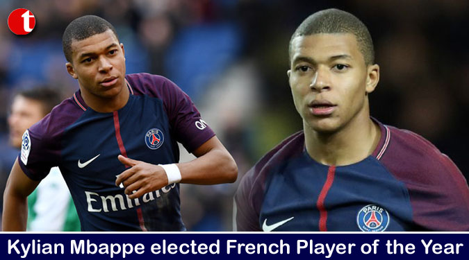 Kylian Mbappe elected French Player of the Year