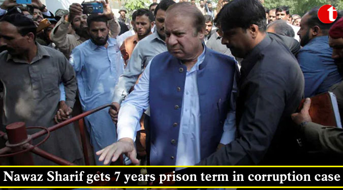 Nawaz Sharif gets 7 years prison term in corruption case