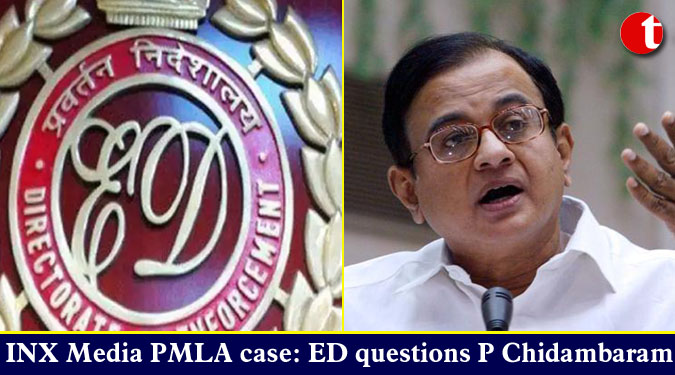 INX Media PMLA case: ED questions P Chidambaram