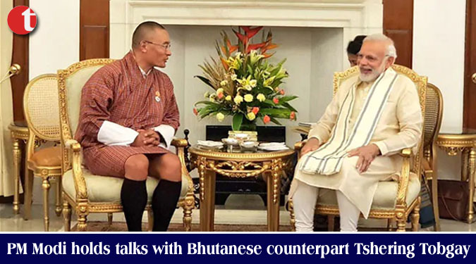 PM Modi holds talks with Bhutanese counterpart Tshering Tobgay