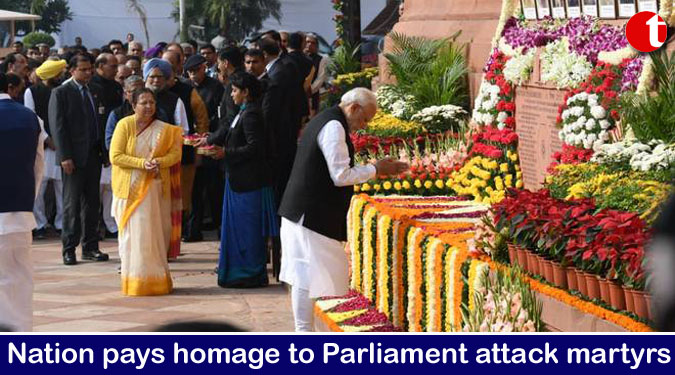 Nation pays homage to Parliament attack martyrs