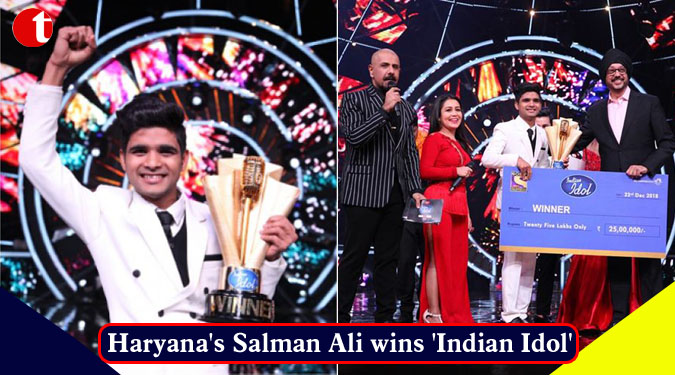 Haryana's Salman Ali wins 'Indian Idol'