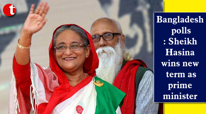 Bangladesh polls: Sheikh Hasina wins new term as prime minister