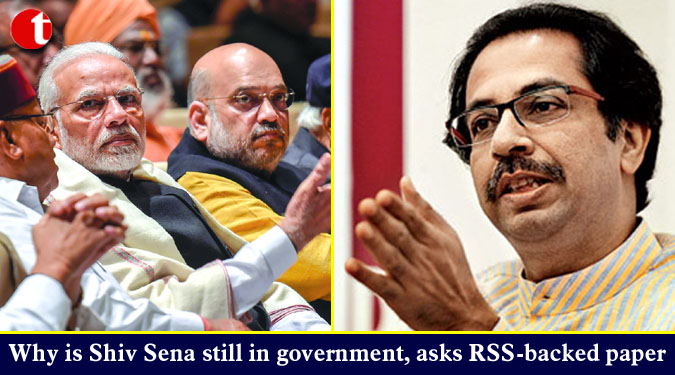 Why is Shiv Sena still in government, asks RSS-backed paper