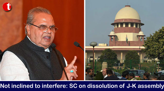 Not inclined to interfere: SC on dissolution of J-K assembly