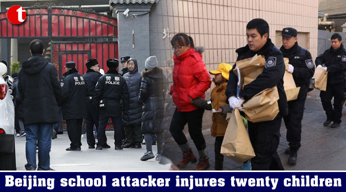 Beijing school attacker injures twenty children